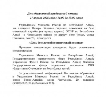 День бесплатной юридической помощи